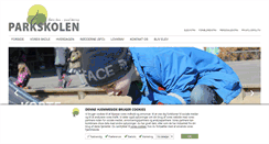Desktop Screenshot of parkskolen-herning.dk
